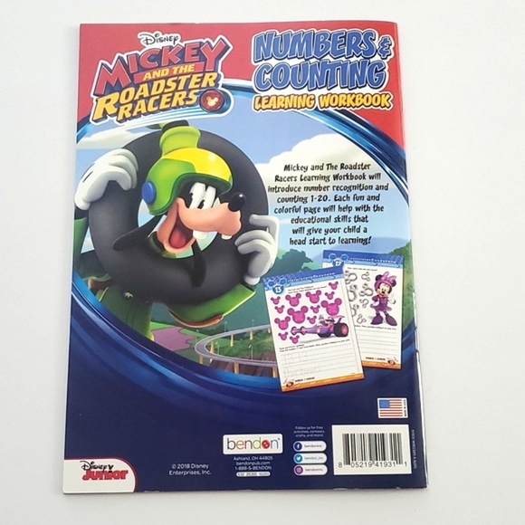 Disney Jr Educational 3 Workbooks Colors & Shapes, Alphabet Numbers & Counting - Picture 11 of 13
